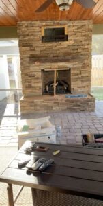 Outdoor Fireplace